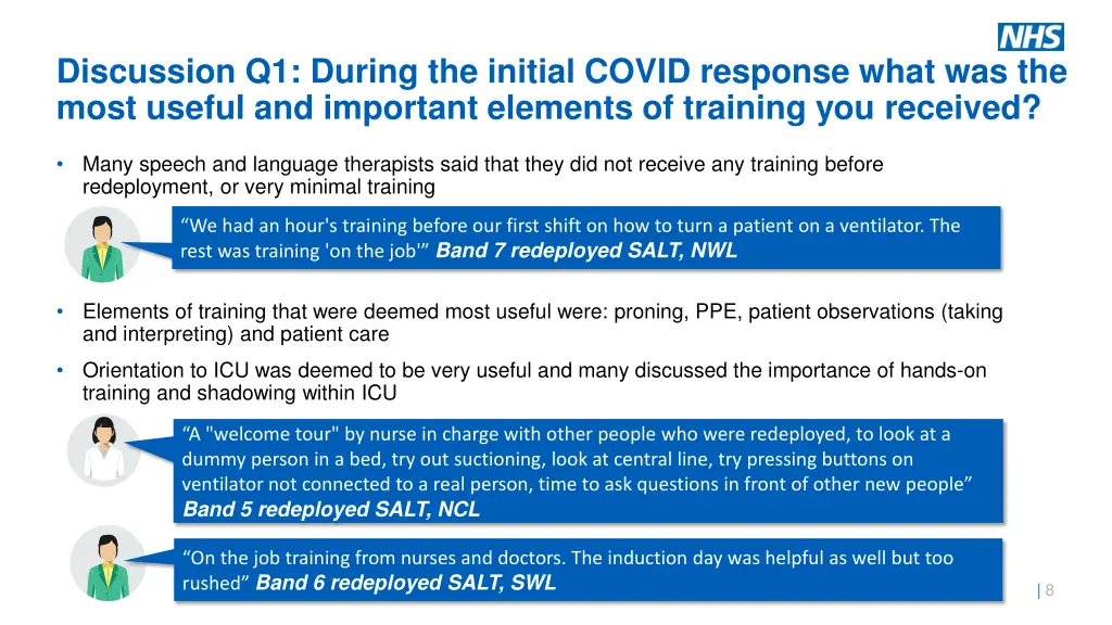 discussion q1 during the initial covid response