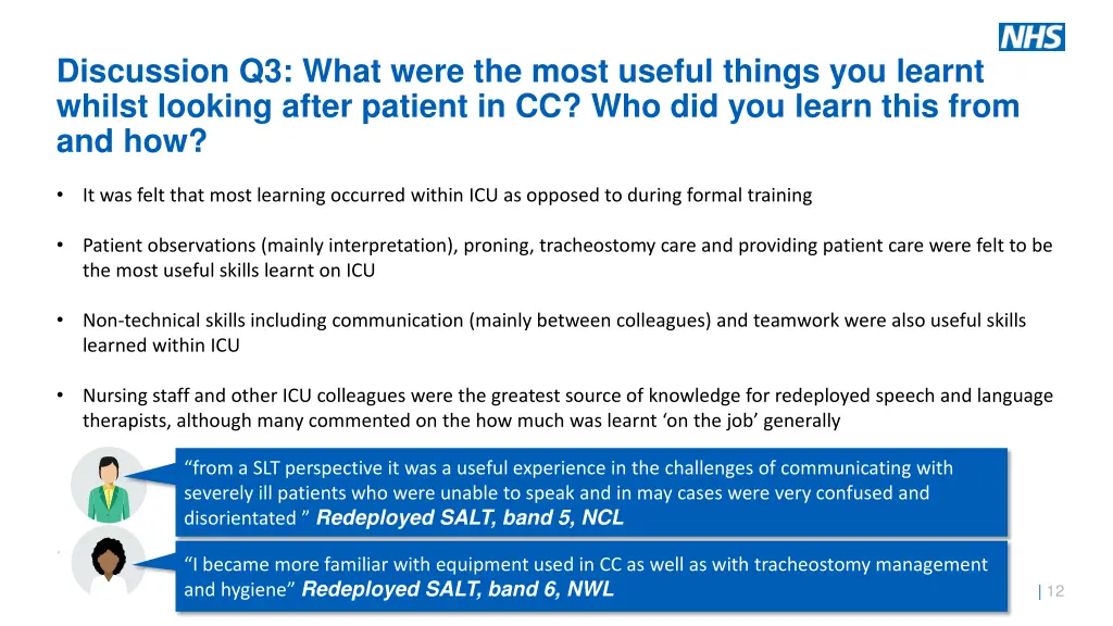 discussion q3 what were the most useful things