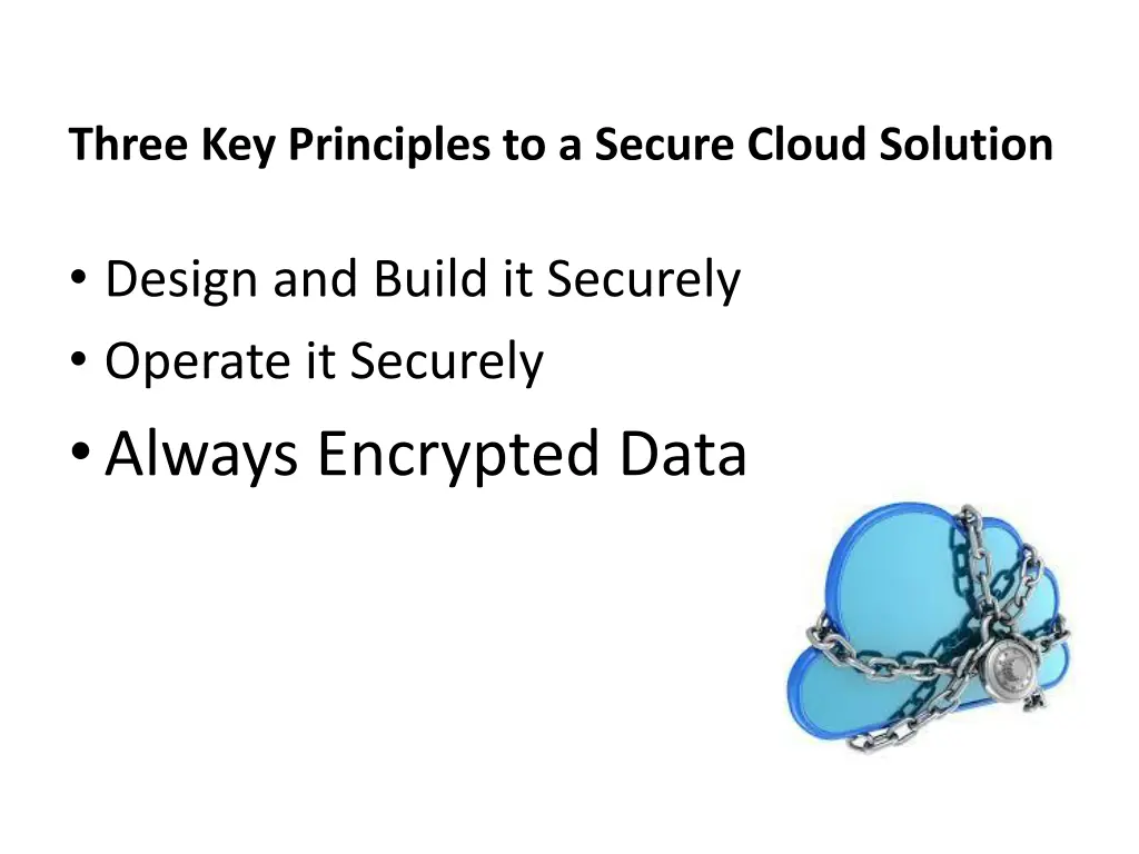 three key principles to a secure cloud solution 2