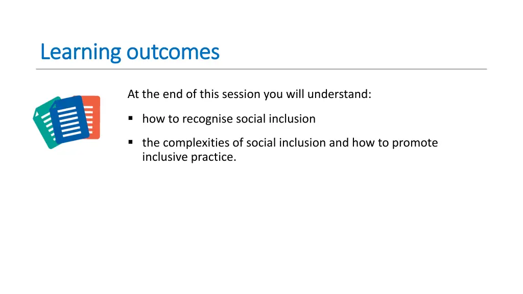 learning outcomes learning outcomes