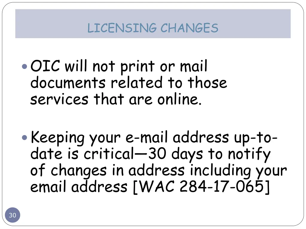 licensing changes 2