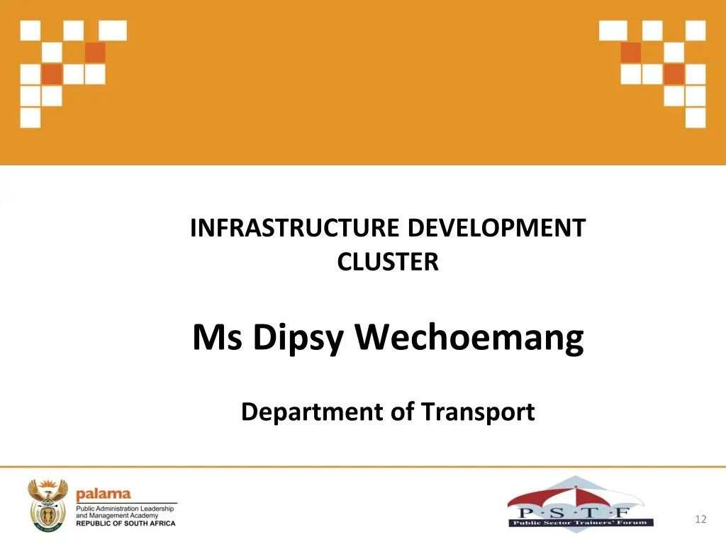 infrastructure development cluster