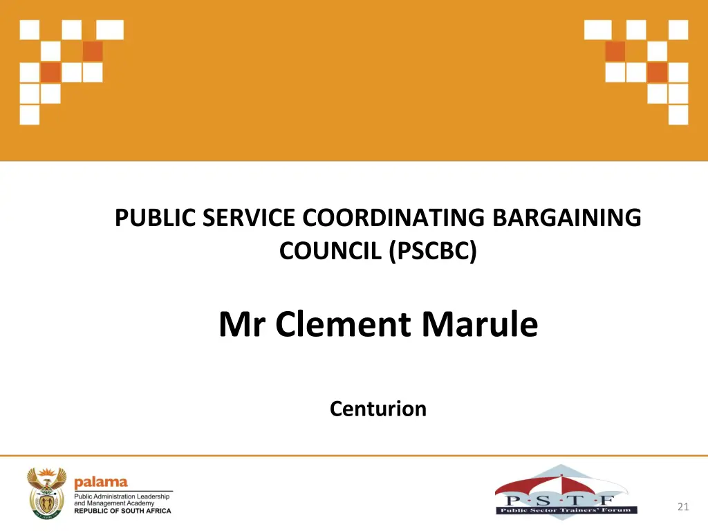 public service coordinating bargaining council