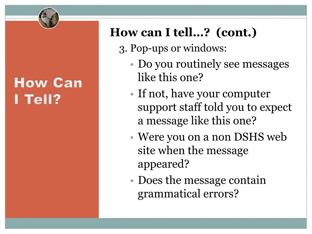 how can i tell cont 3 pop ups or windows