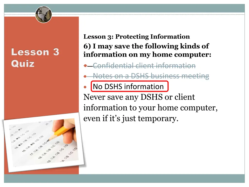 lesson 3 protecting information 6 i may save 1