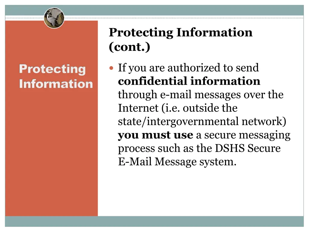 protecting information cont 2