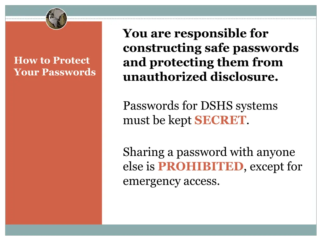 you are responsible for constructing safe