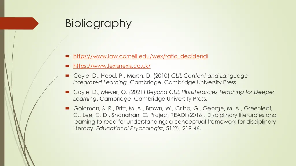 bibliography