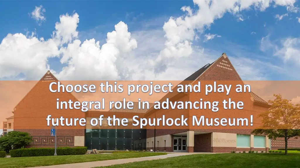 choose this project and play an integral role
