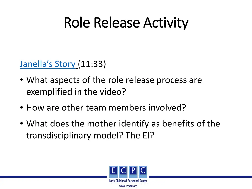 role release role release activity