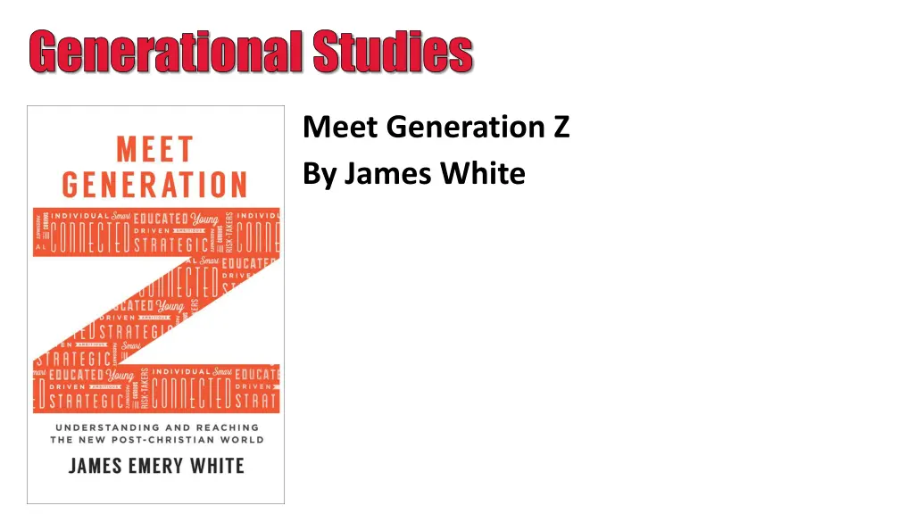 generational studies 1