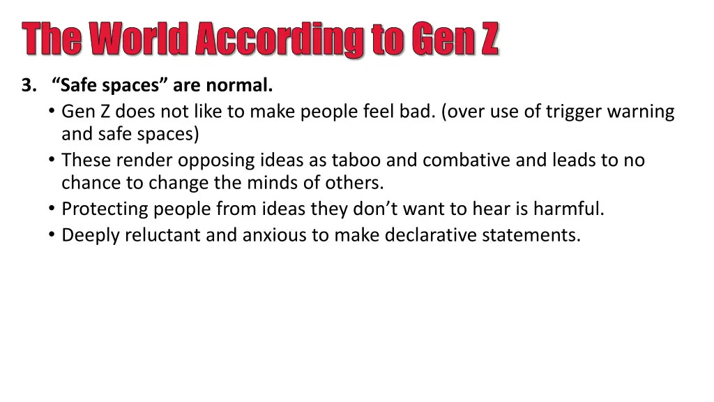 the world according to gen z 2