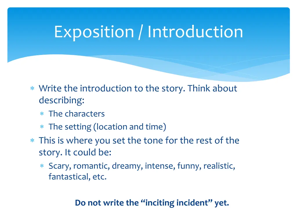 exposition introduction