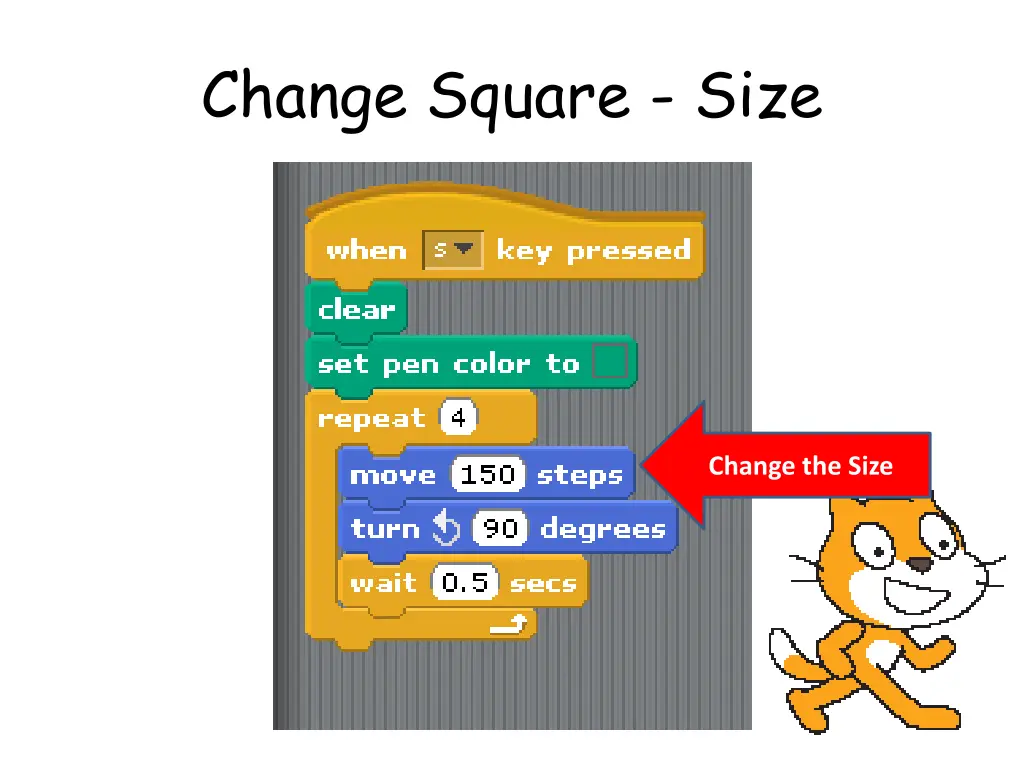 change square size 1
