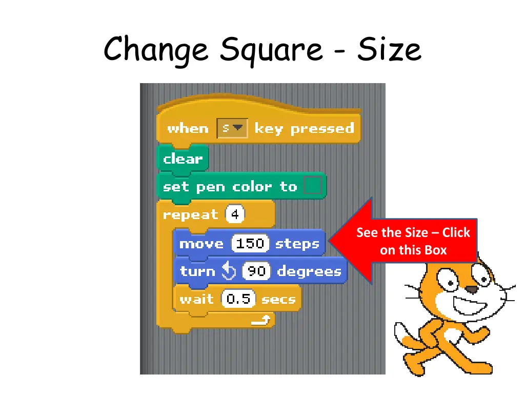 change square size