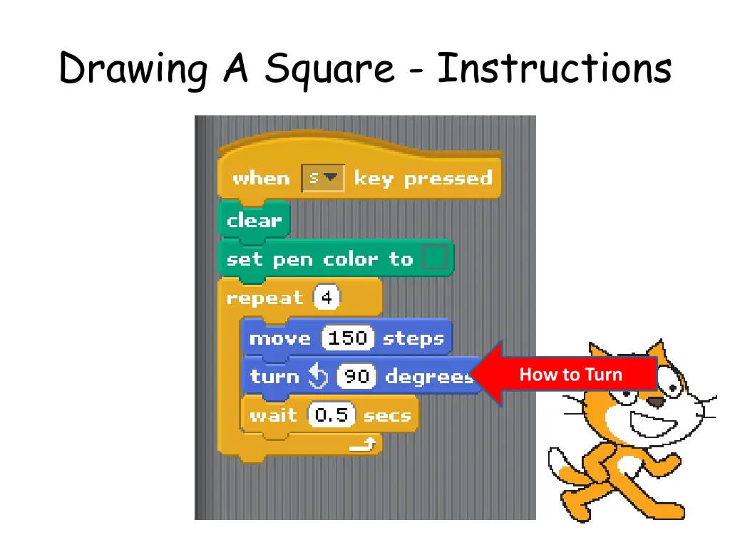 drawing a square instructions 4