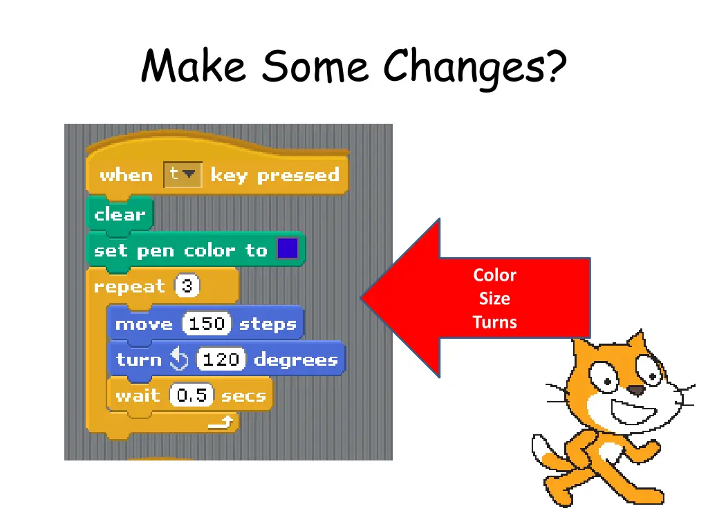 make some changes