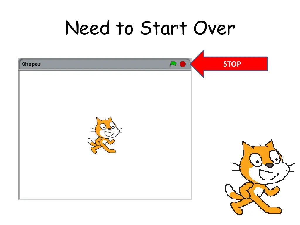 need to start over