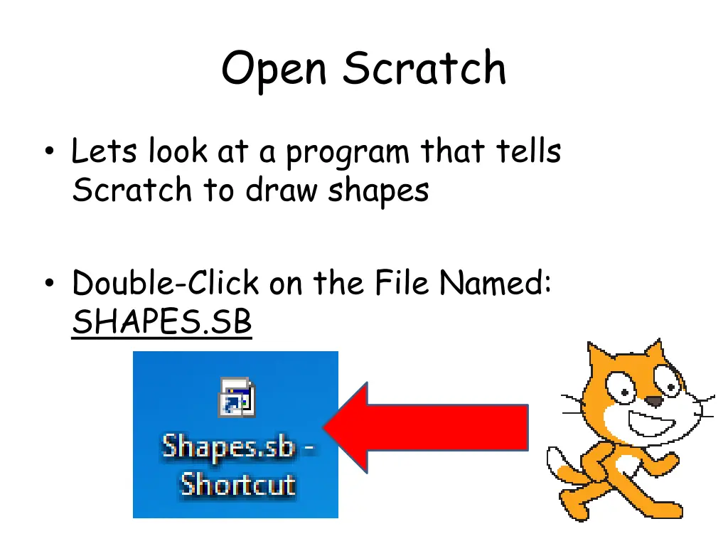 open scratch