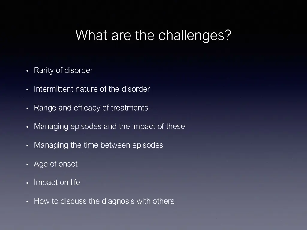 what are the challenges