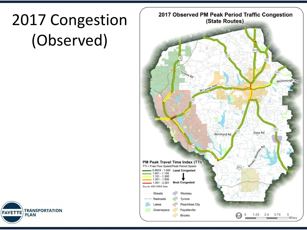 2017 congestion observed