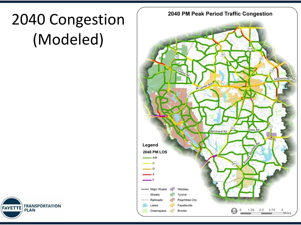 2040 congestion modeled