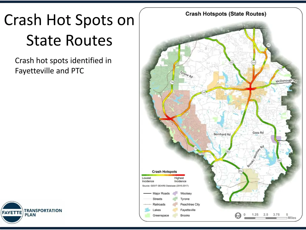 crash hot spots on state routes