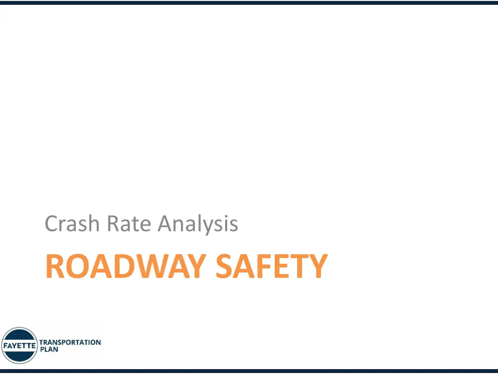 crash rate analysis