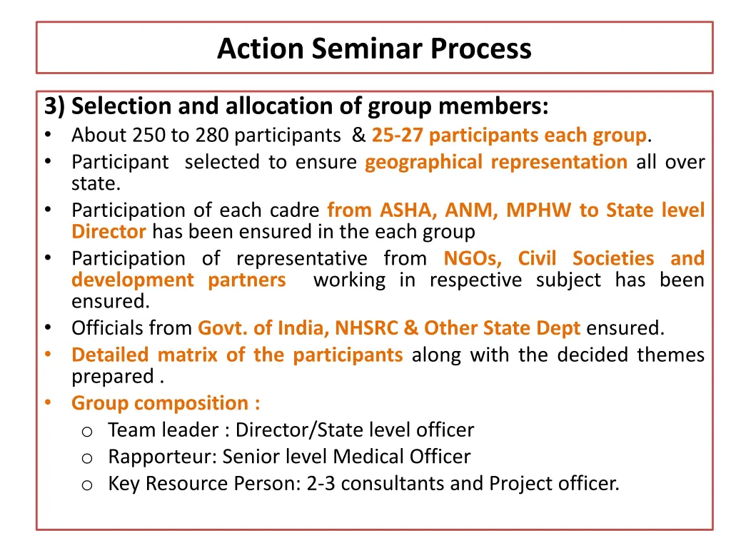 action seminar process 1