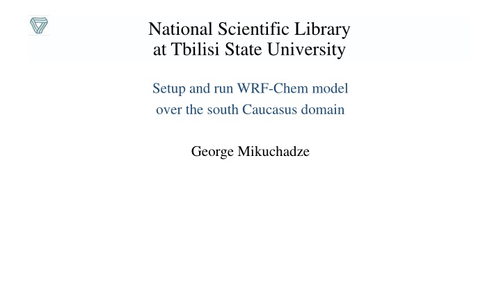 national scientific library at tbilisi state