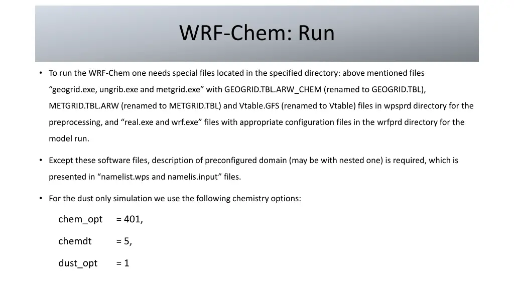 wrf chem run 1