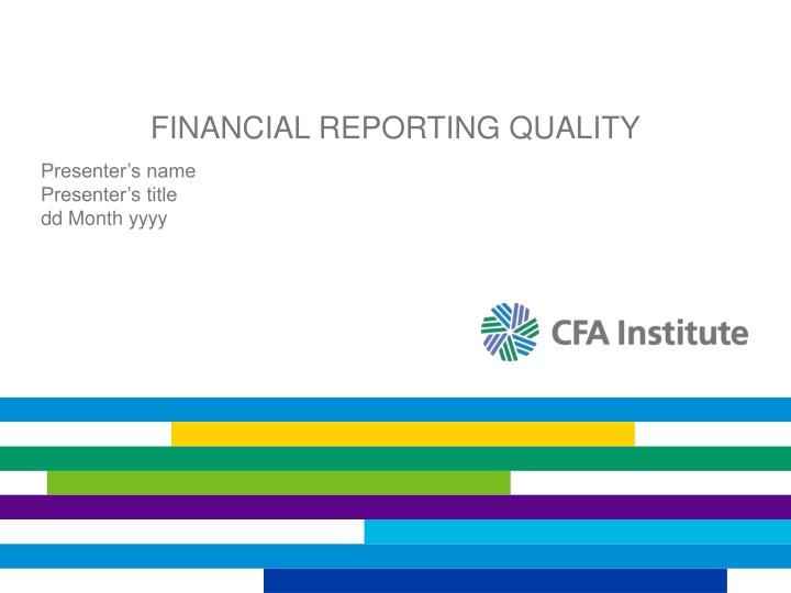 financial reporting quality