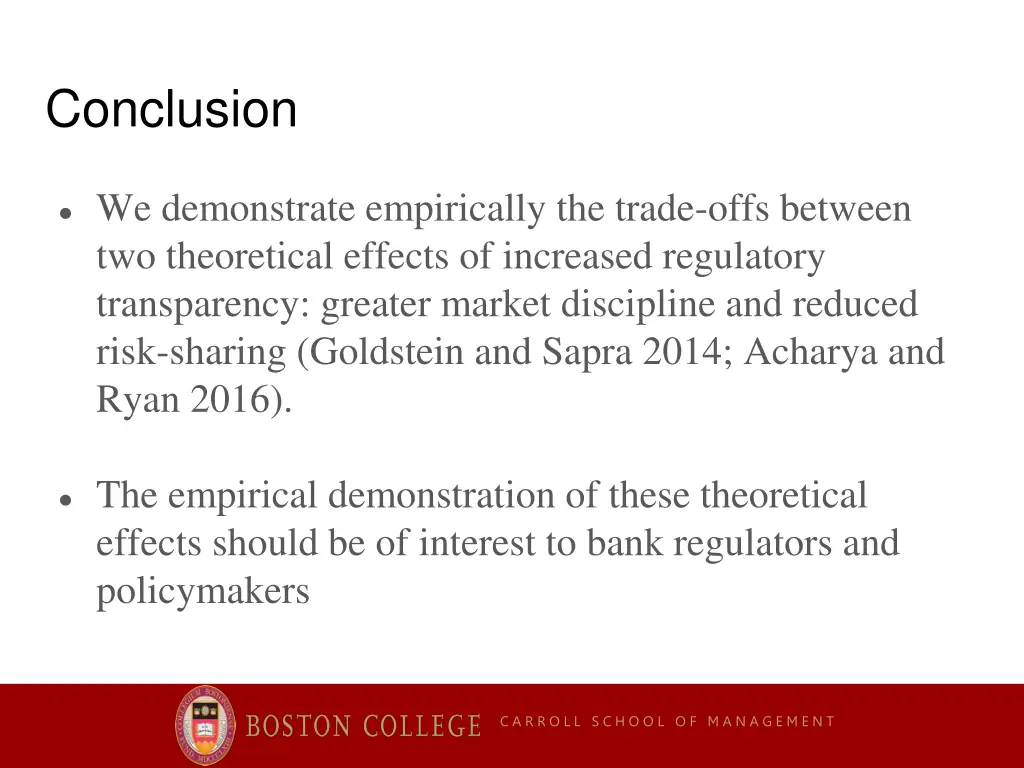 conclusion
