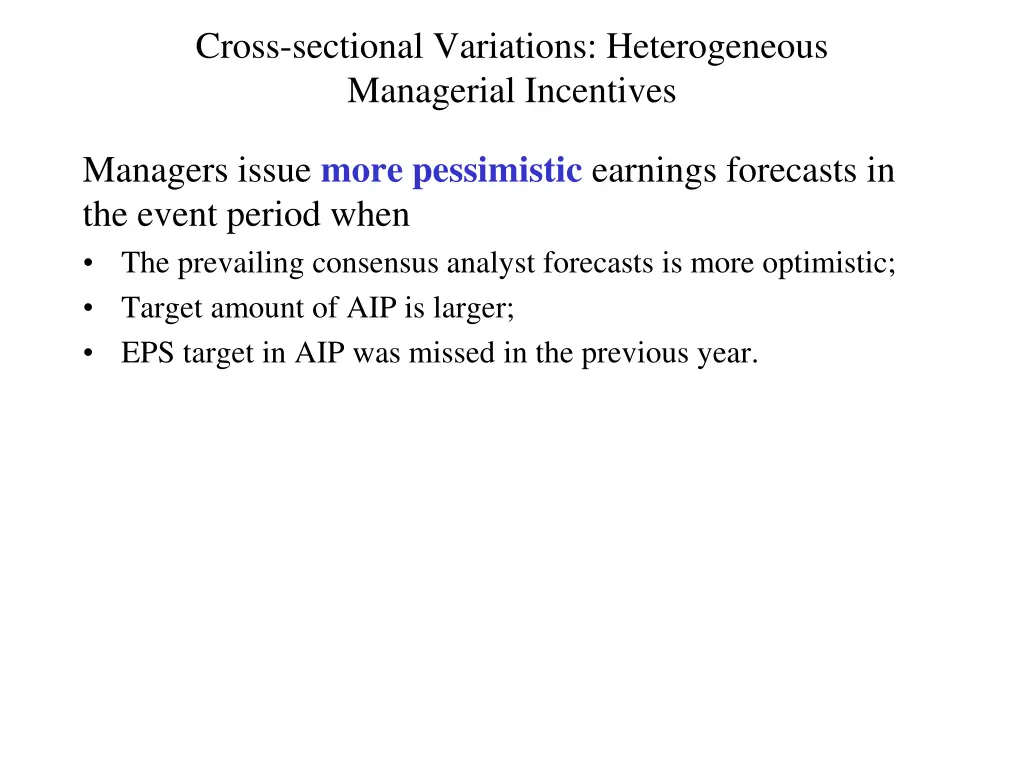 cross sectional variations heterogeneous