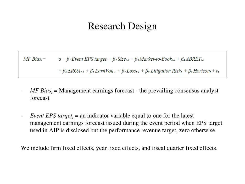 research design