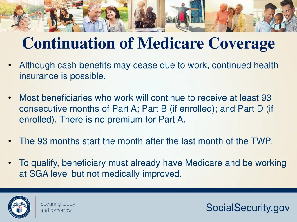 continuation of medicare coverage