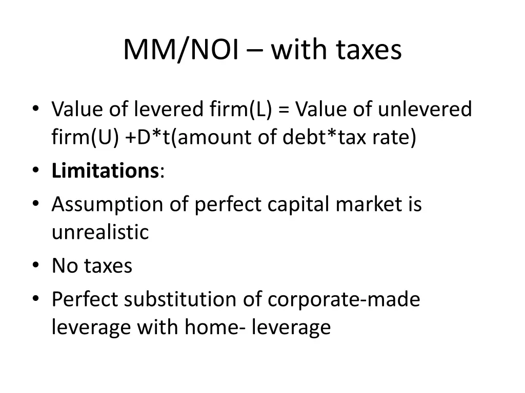mm noi with taxes