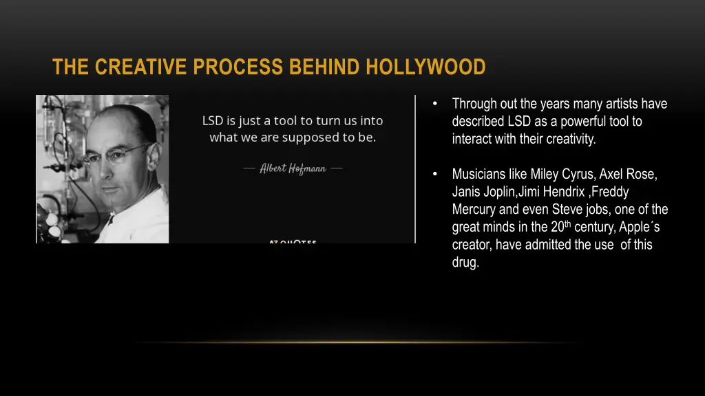the creative process behind hollywood