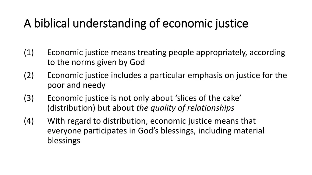 a biblical understanding of economic justice 2