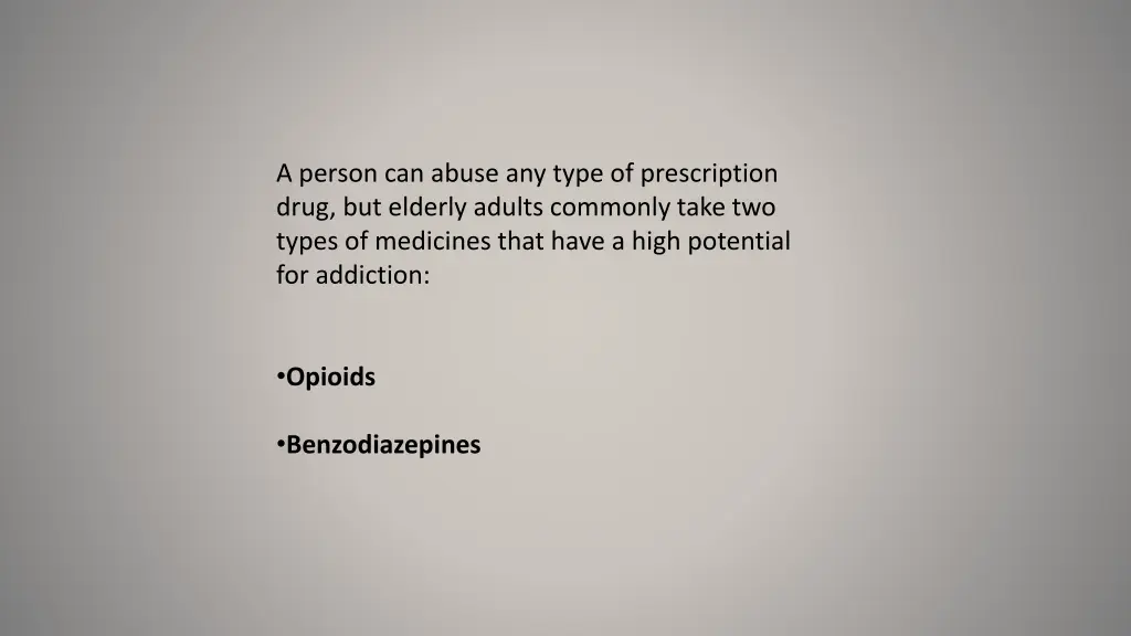 a person can abuse any type of prescription drug