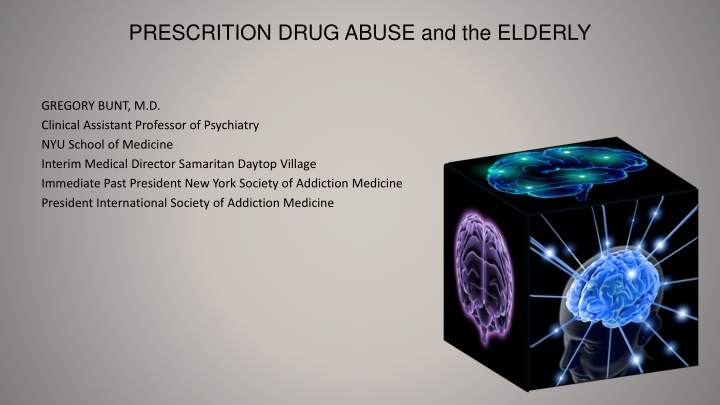 prescrition drug abuse and the elderly