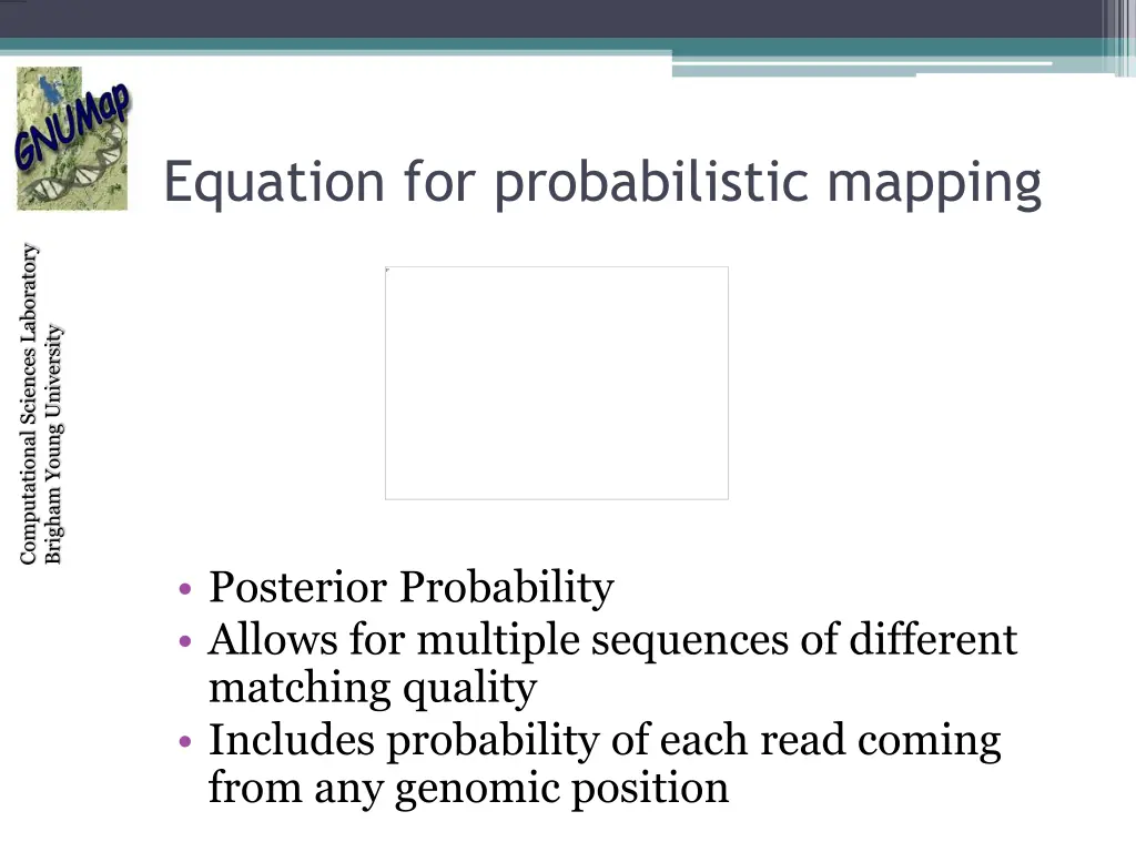 equation for probabilistic mapping