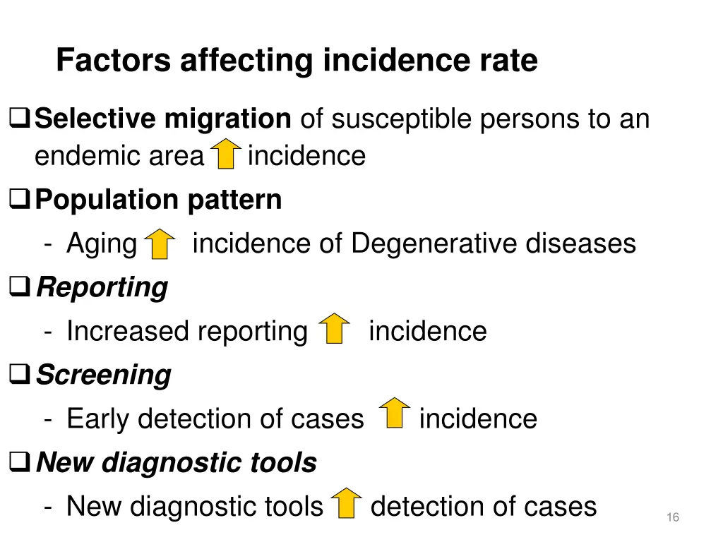 factors affecting incidence rate 1