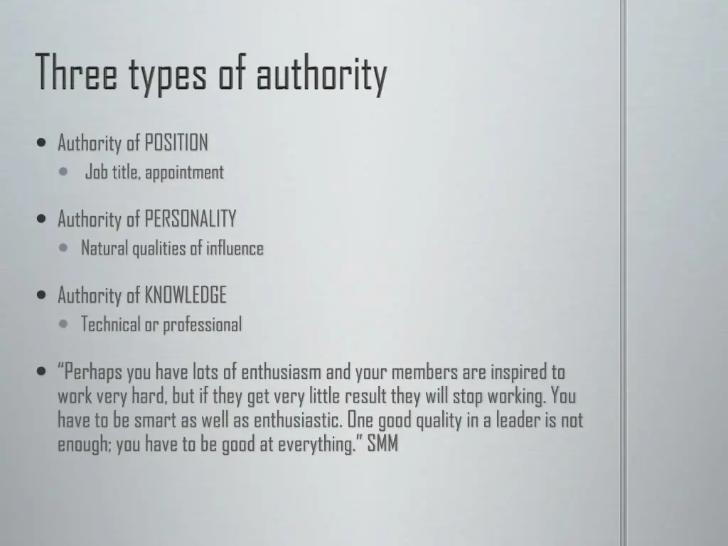 authority of position job title appointment