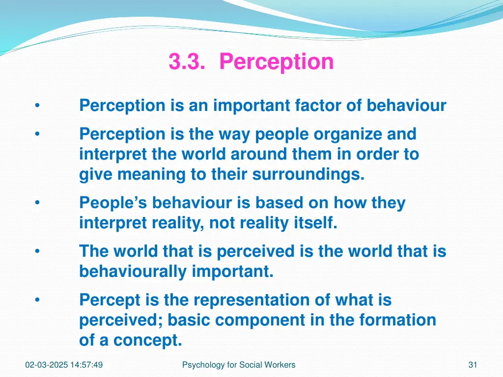 3 3 perception