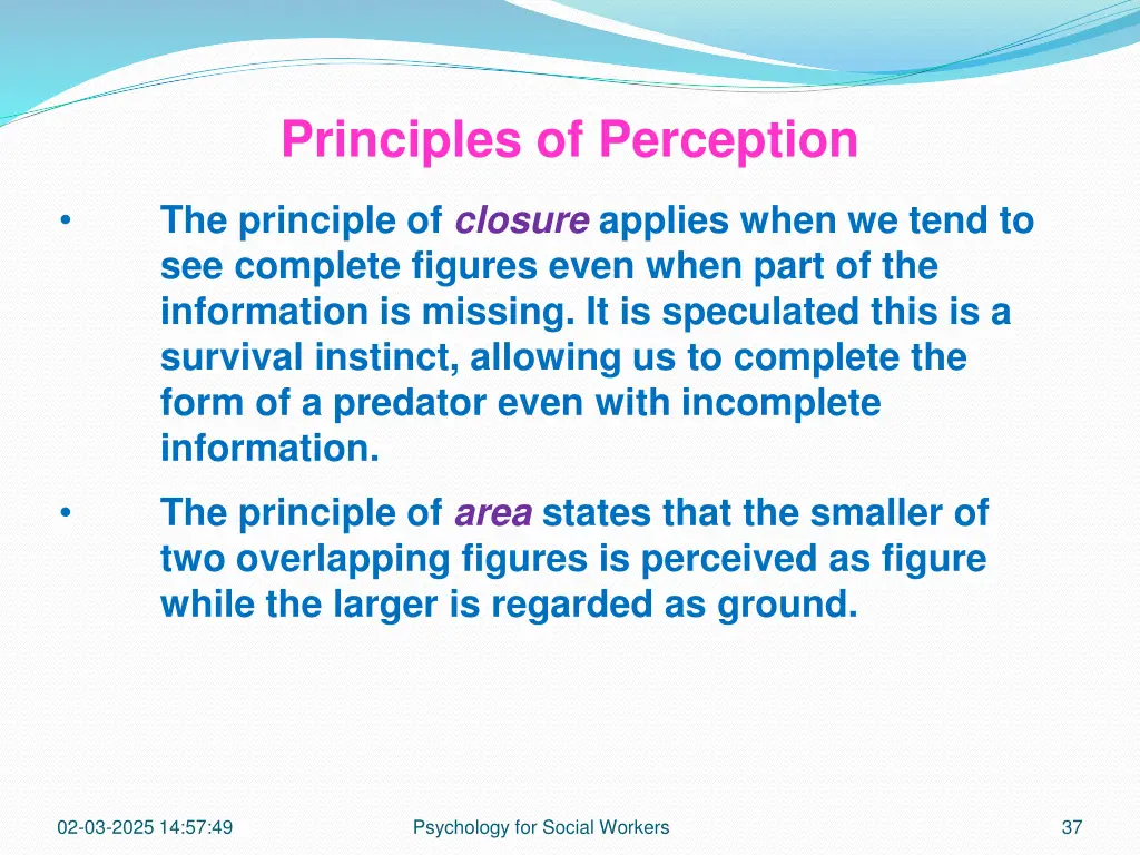 principles of perception 2