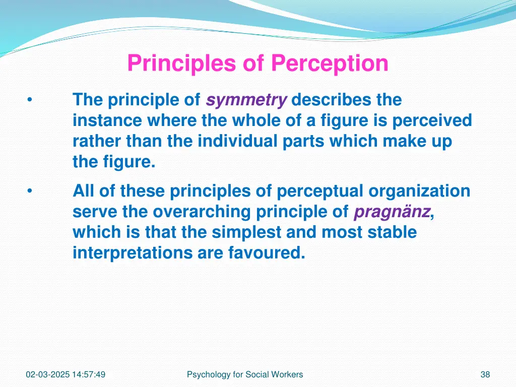 principles of perception 3