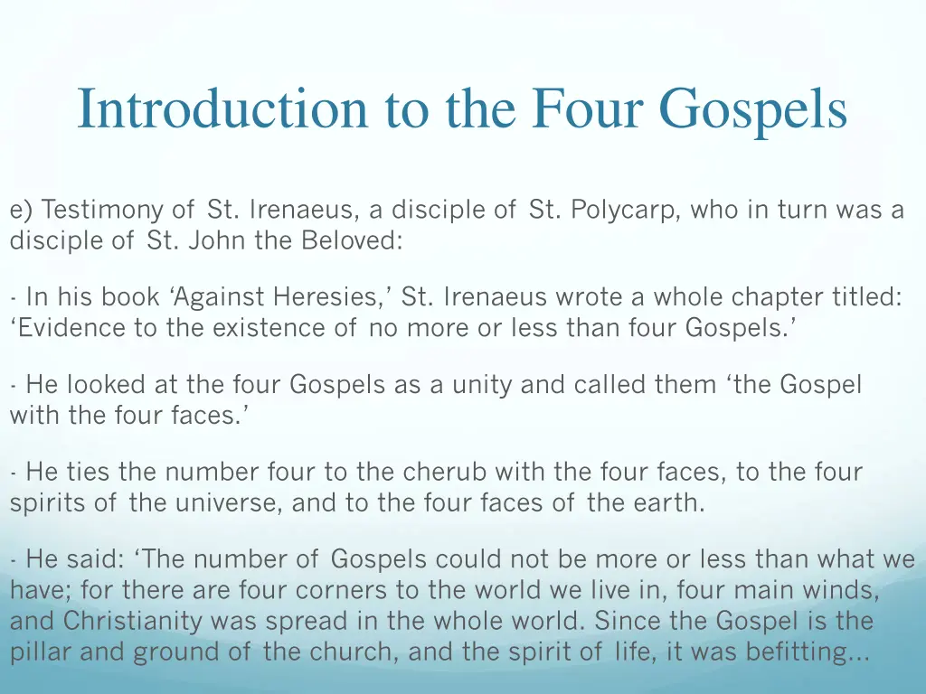 introduction to the four gospels 37