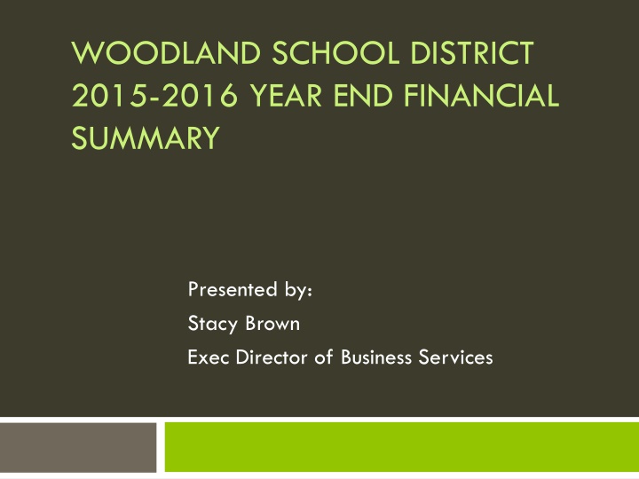 woodland school district 2015 2016 year