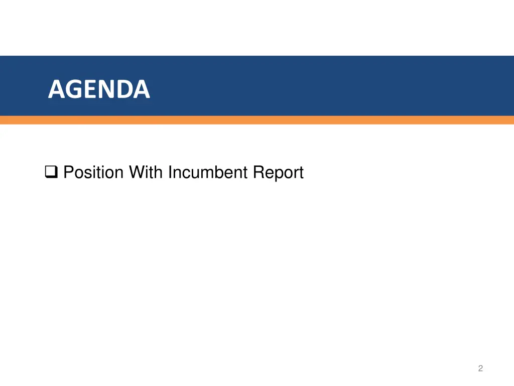 agenda